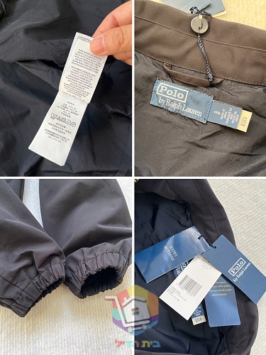 ז'קט Polo Ralph Lauren מניילון, שחור 10