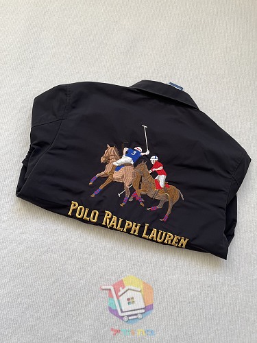 ז'קט Polo Ralph Lauren מניילון, שחור 17