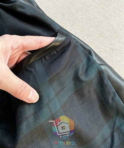 Blouson en cuir Polo Ralph Lauren noir 2