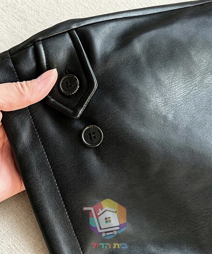 Blouson en cuir Polo Ralph Lauren noir 3