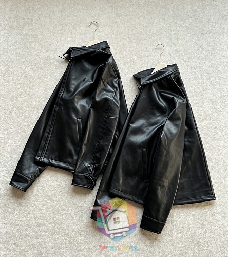 Blouson en cuir Polo Ralph Lauren noir 17