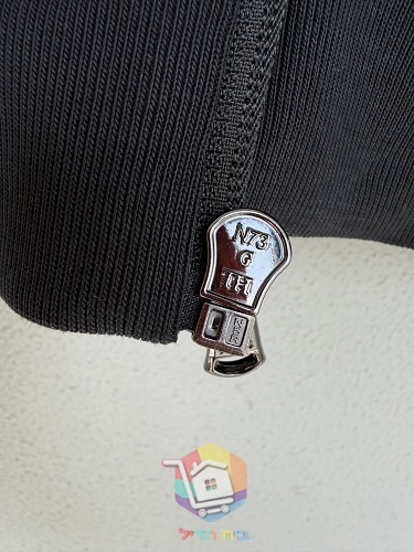 קפוצון Polo Ralph Lauren עם רוכסן מלא, שחור 3