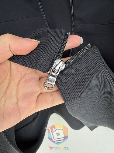 קפוצון Polo Ralph Lauren עם רוכסן מלא, שחור 4