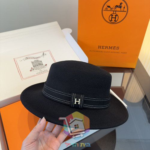 Filzhut Hermes mit breiter Krempe