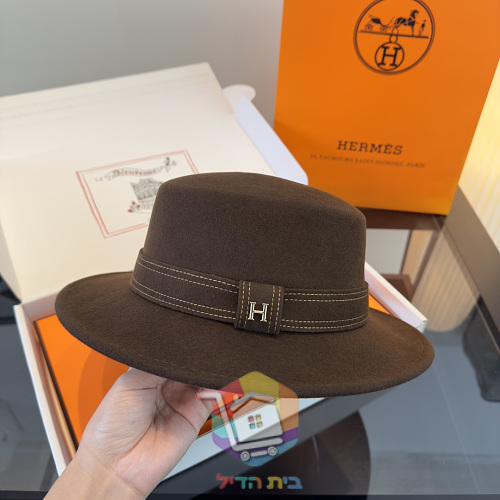 Filzhut Hermes mit breiter Krempe 16