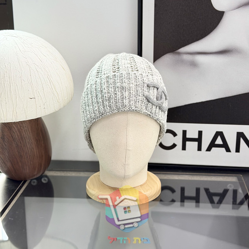 Beanie Chanel aus Strick in Pastelltönen 14