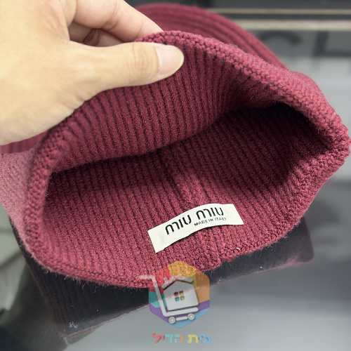 Beanie Miu Miu aus Rippstrick 20