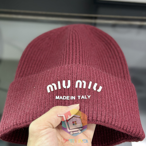 Beanie Miu Miu aus Rippstrick 21