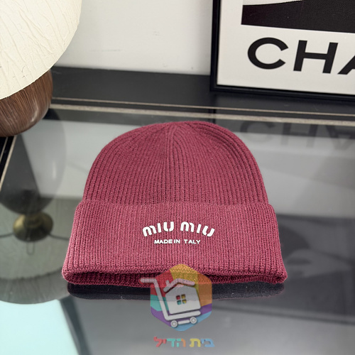 Beanie Miu Miu aus Rippstrick 22