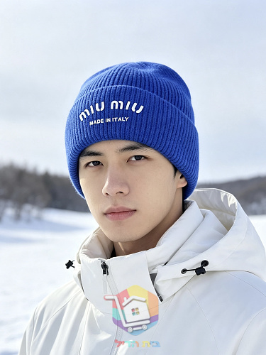 Beanie Miu Miu aus Rippstrick 26