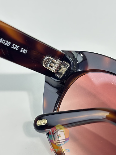 Ovale Sonnenbrille Tom Ford in Schildpatt-Optik 2