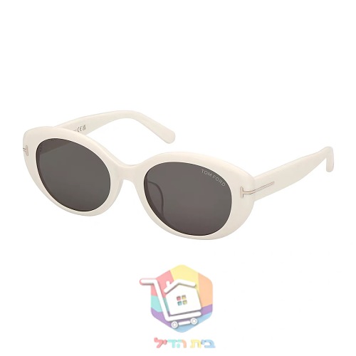 Ovale Sonnenbrille Tom Ford in Schildpatt-Optik 13