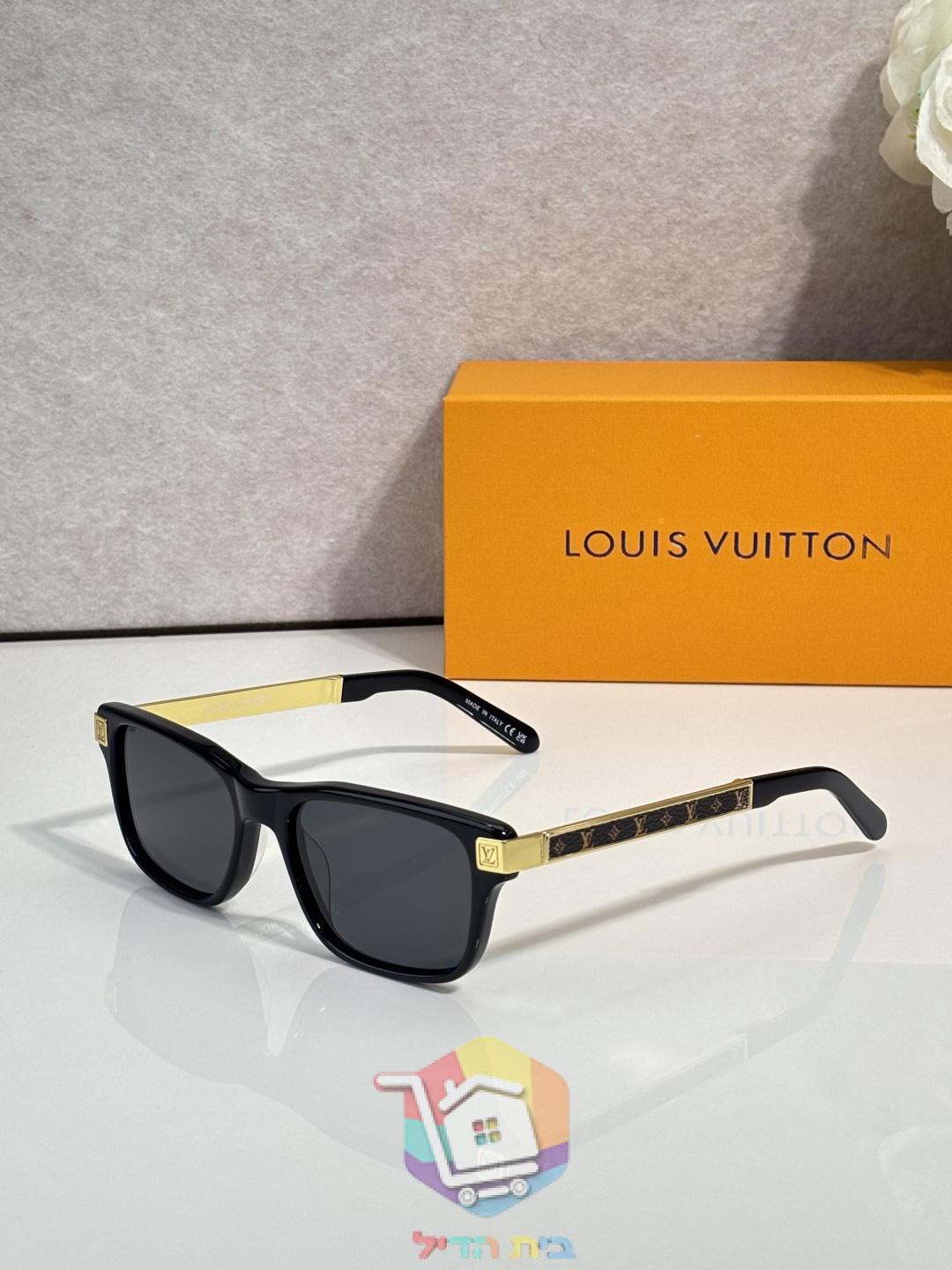 Eckige Sonnenbrille Louis Vuitton für Herren