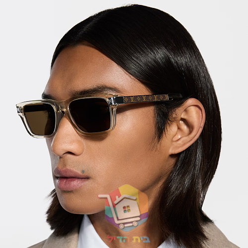 Eckige Sonnenbrille Louis Vuitton für Herren 2