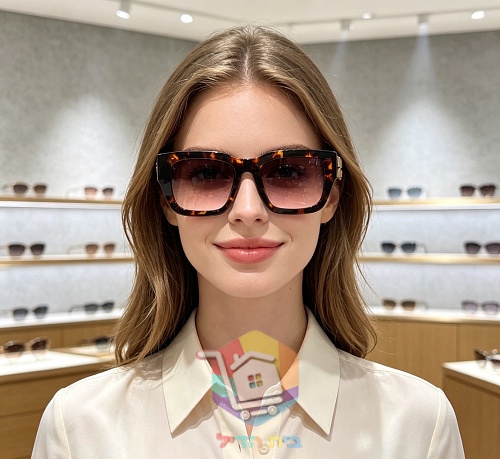 Eckige Sonnenbrille Miu Miu für Damen 11