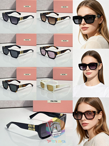 Eckige Sonnenbrille Miu Miu für Damen 19
