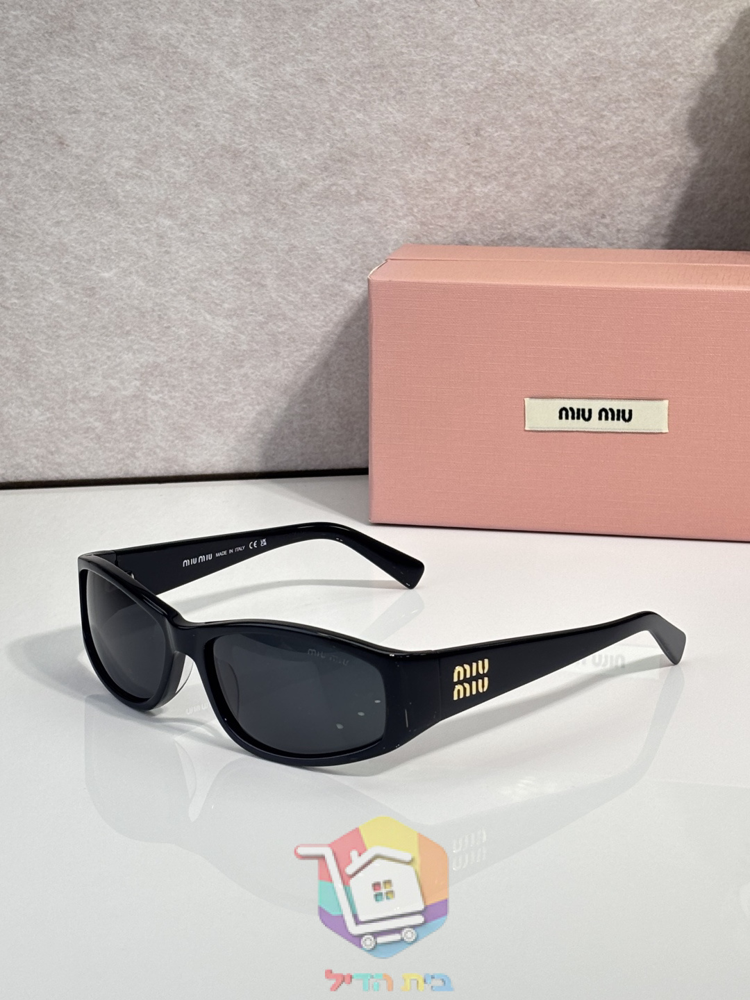 Schmale Sonnenbrille Miu Miu für Damen