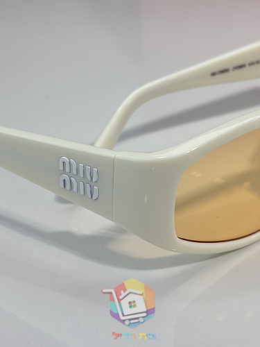 Schmale Sonnenbrille Miu Miu für Damen 10